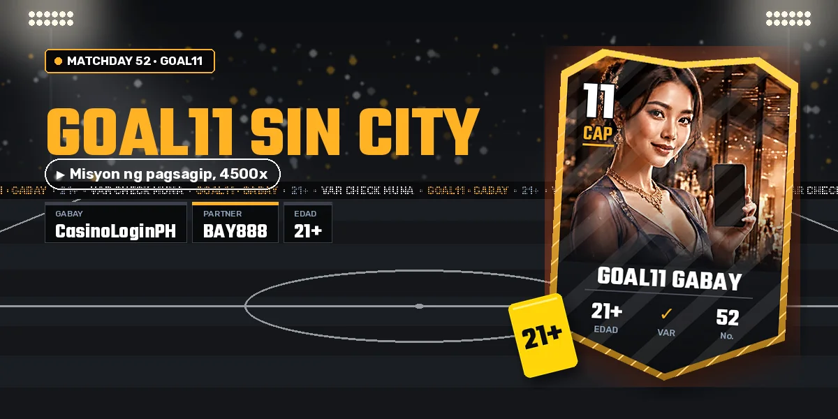 GOAL11 Sin City: lungsod sa gabi ng JILI, 4500x at 5 bonus
