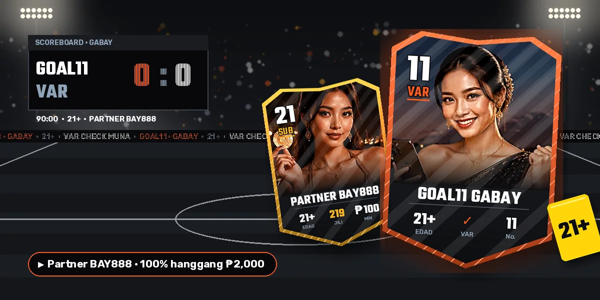 GOAL11 banner: Kick-off sa partner: JILI slots na may doble sa unang hulog hanggang ₱2,000