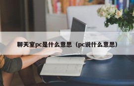 What does chat room pc mean (what does pc say)
