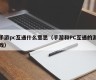 What does mobile game PC interoperability mean (games where mobile game and PC interoperability)