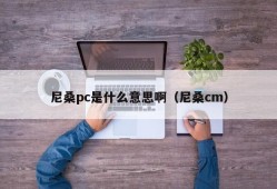 What does Nissan PC mean (Nissan CM)